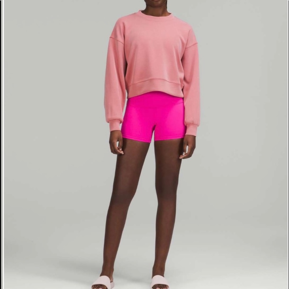 lululemon perfectly oversized cropped crew size 10 NWT
